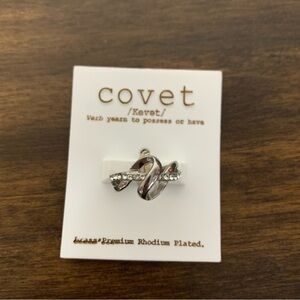 Covet silver ring size 7